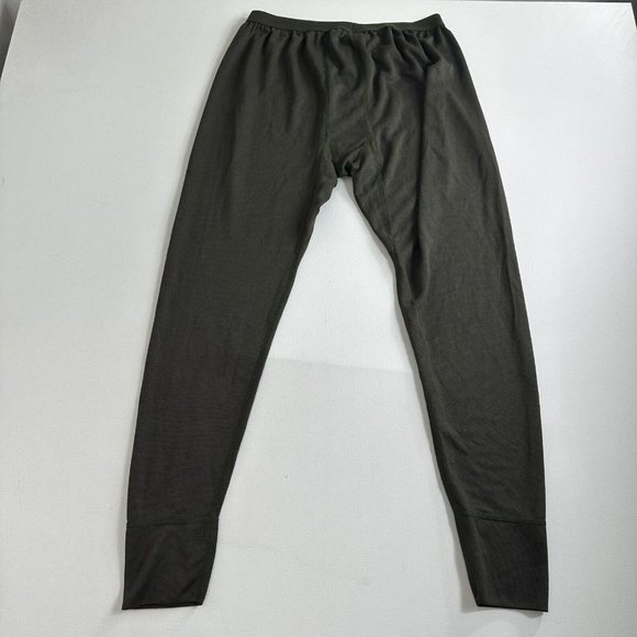 Carhartt Waffle Base Layer Pants Joggers Mens Size XL Green Active Thermal - Picture 2 of 8